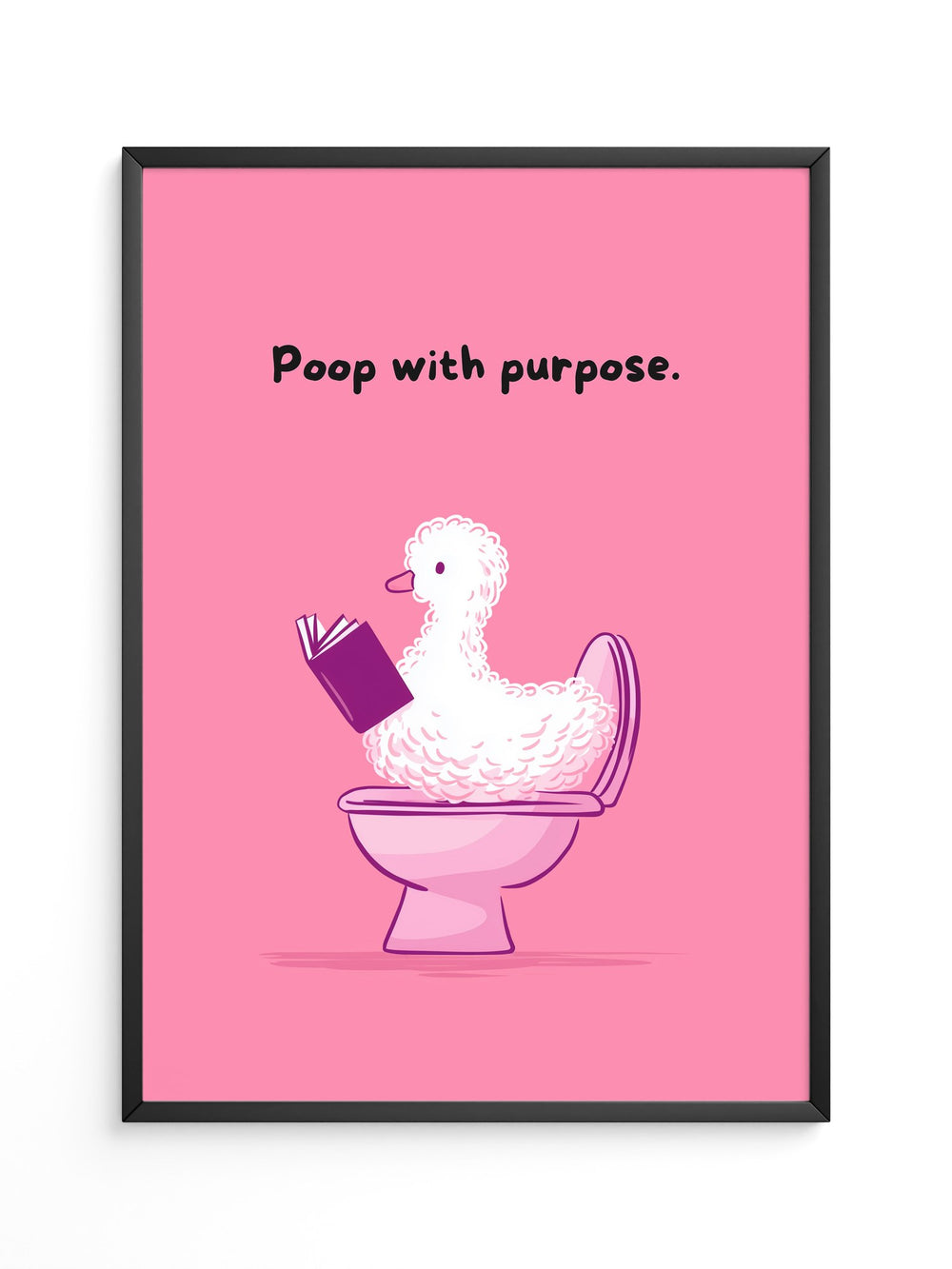 Ente Toilette Humor rosa