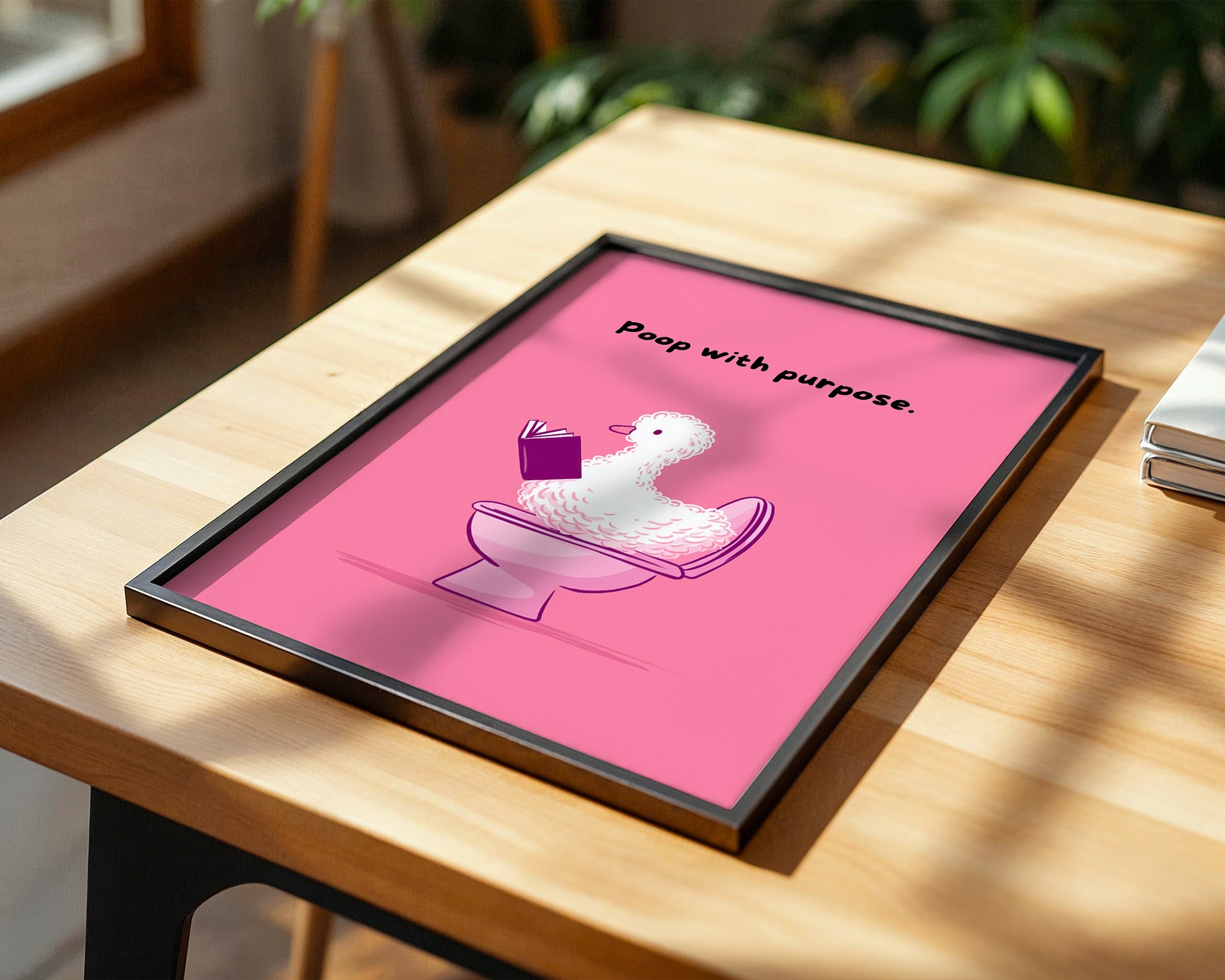 Ente Toilette Humor rosa