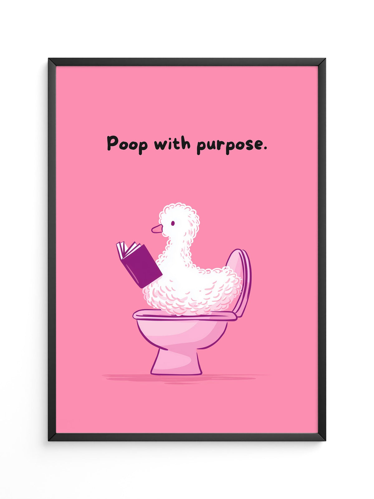 Ente Toilette Humor rosa