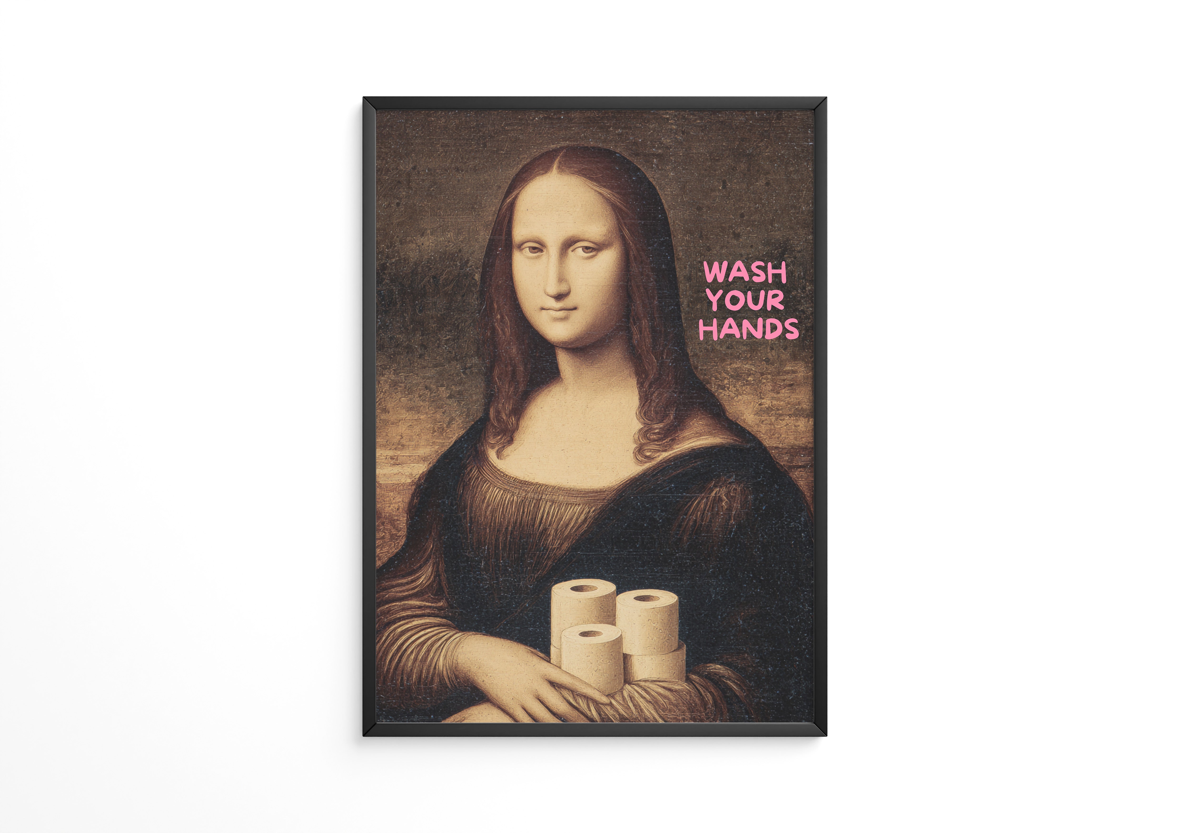 Mona Lisa Toilettenpapier Humor