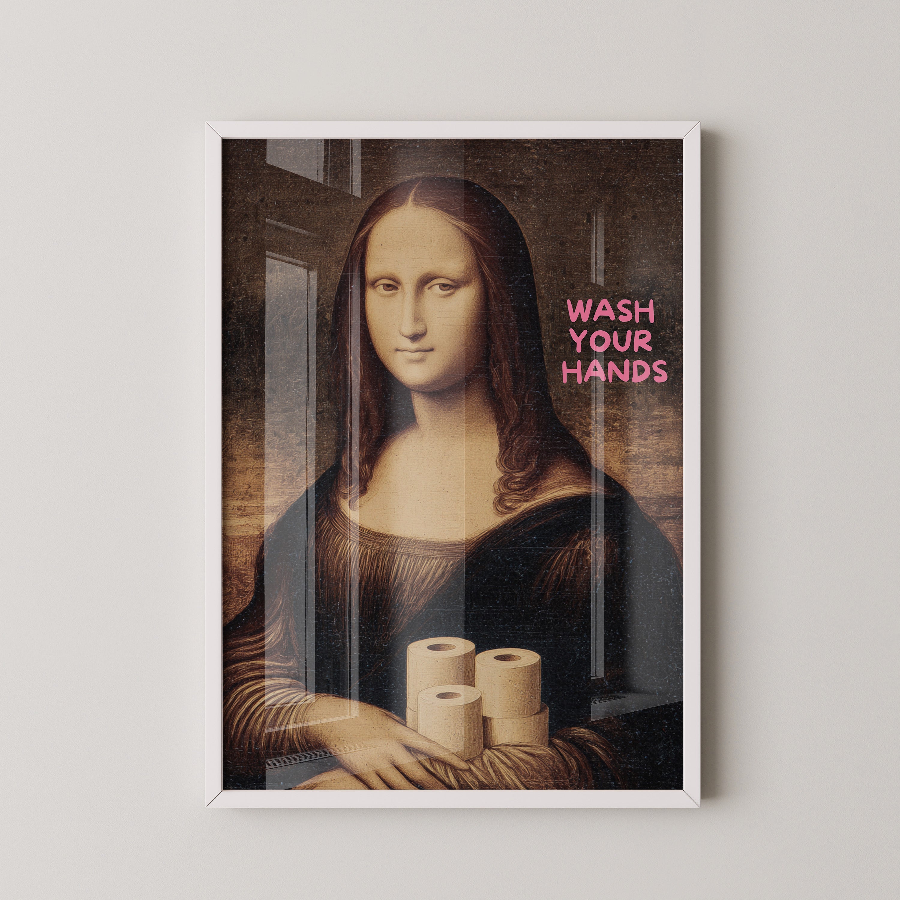 Mona Lisa Toilettenpapier Humor