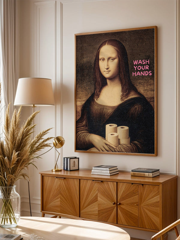 Mona Lisa Toilettenpapier Humor