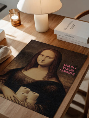 Mona Lisa Toilettenpapier Humor
