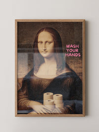 Mona Lisa Toilettenpapier Humor