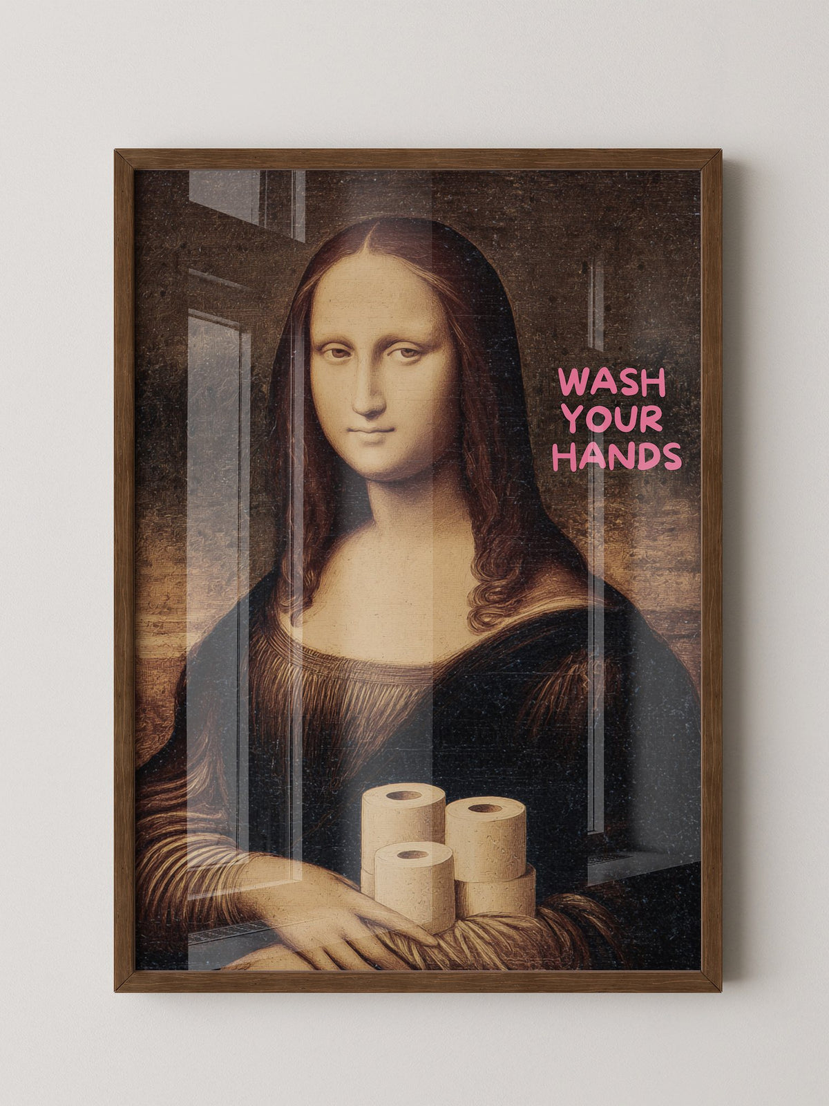 Mona Lisa Toilettenpapier Humor