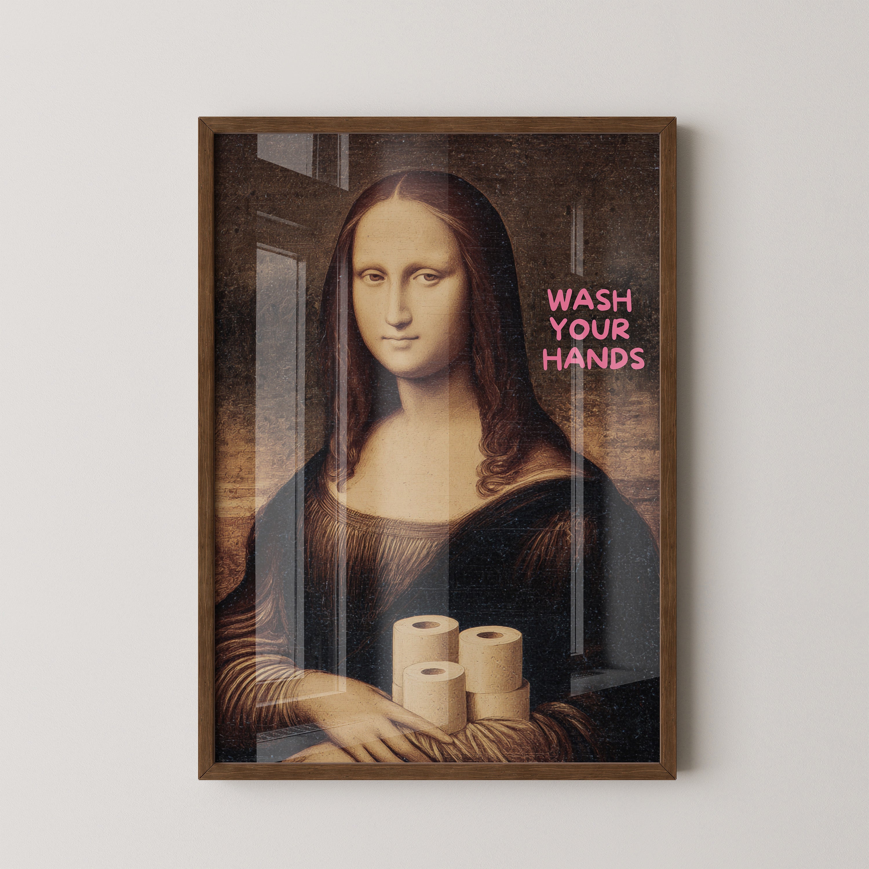 Mona Lisa Toilettenpapier Humor