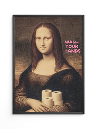 Mona Lisa Toilettenpapier Humor