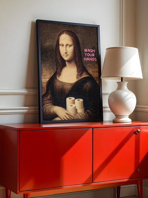 Mona Lisa Toilettenpapier Humor