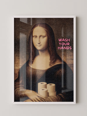 Mona Lisa Toilettenpapier Humor