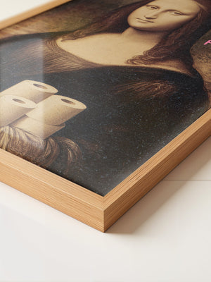 Mona Lisa Toilettenpapier Humor