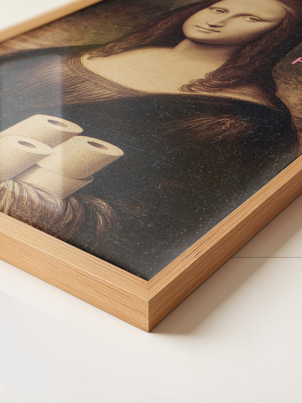 Mona Lisa Toilettenpapier Humor