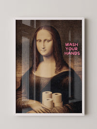 Mona Lisa Toilettenpapier Humor