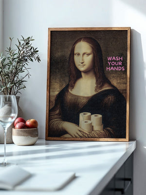 Mona Lisa Toilettenpapier Humor