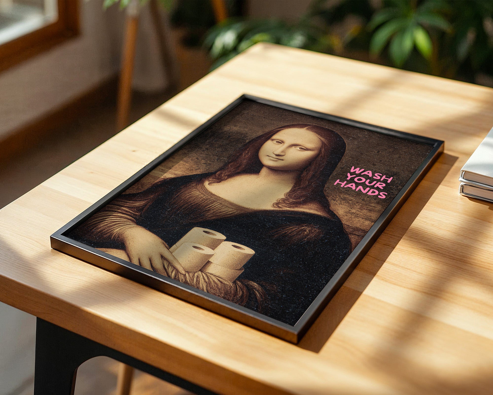Mona Lisa Toilettenpapier Humor