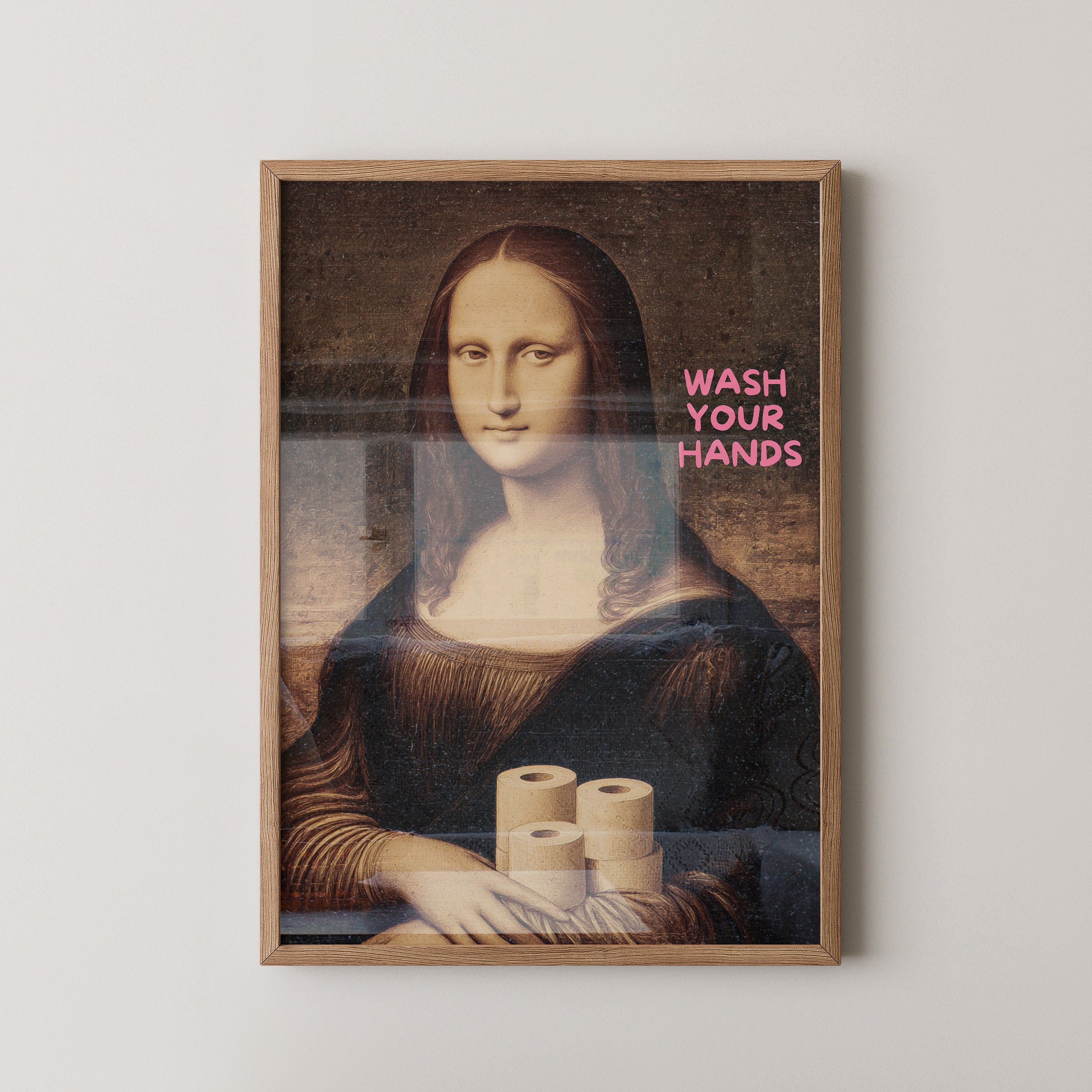 Mona Lisa Toilettenpapier Humor