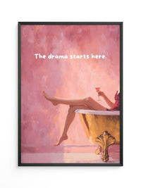 Badewanne Retro Rosa