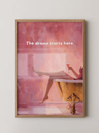 Badewanne Retro Rosa