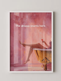 Badewanne Retro Rosa