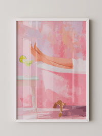 Entspannung Badewanne Rosa