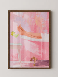 Entspannung Badewanne Rosa
