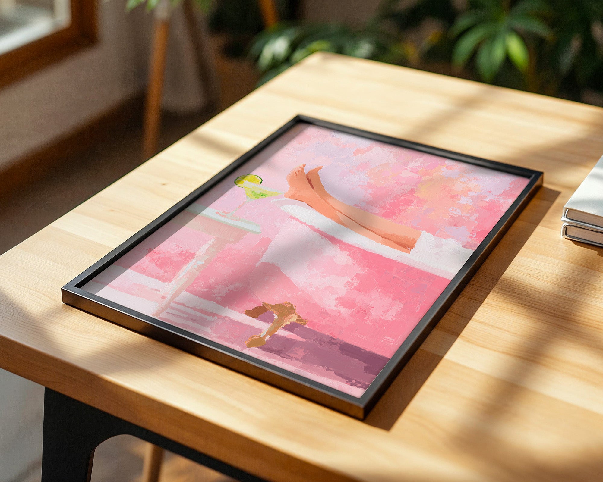 Entspannung Badewanne Rosa