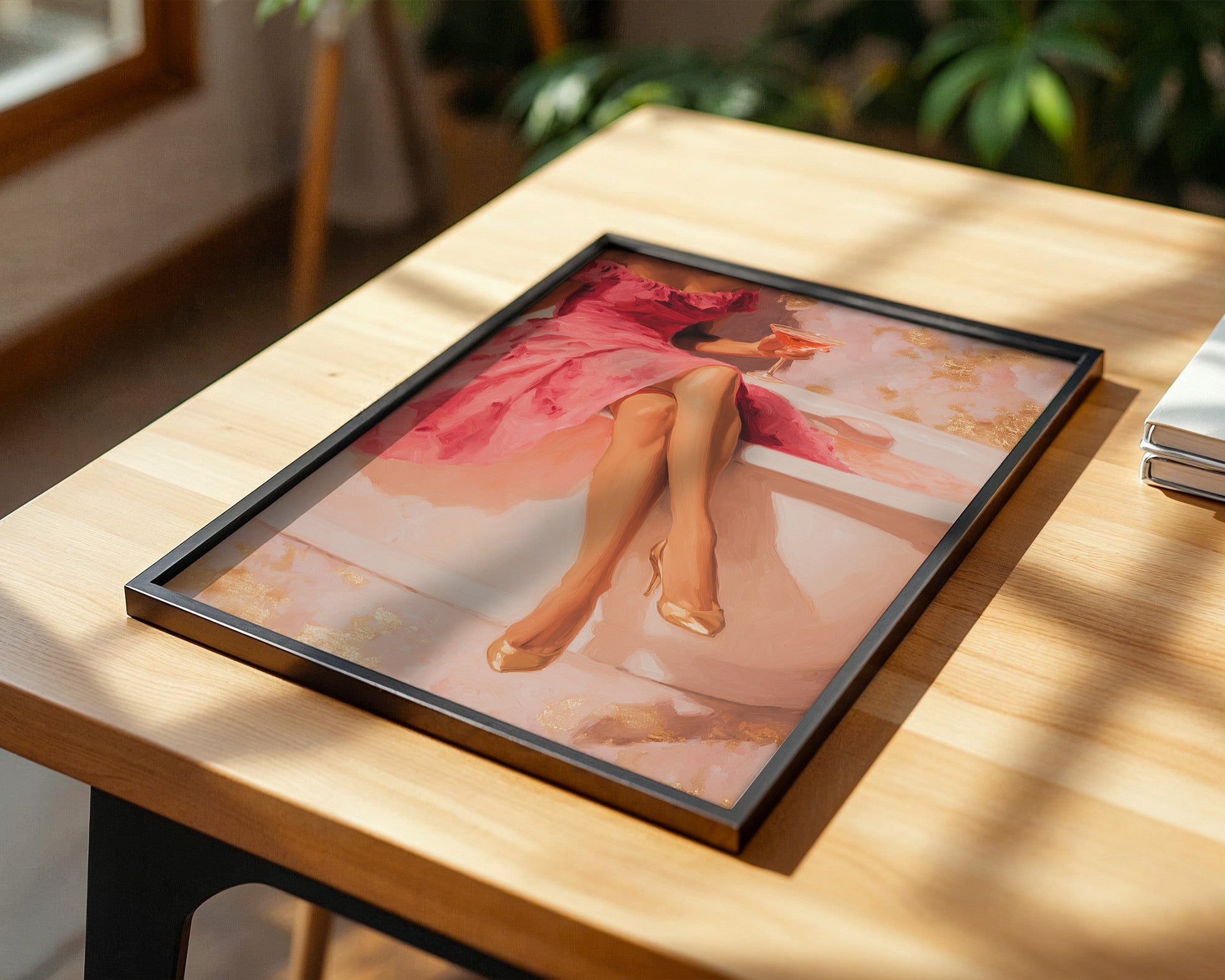 Cocktail Dame Rosa Badewanne