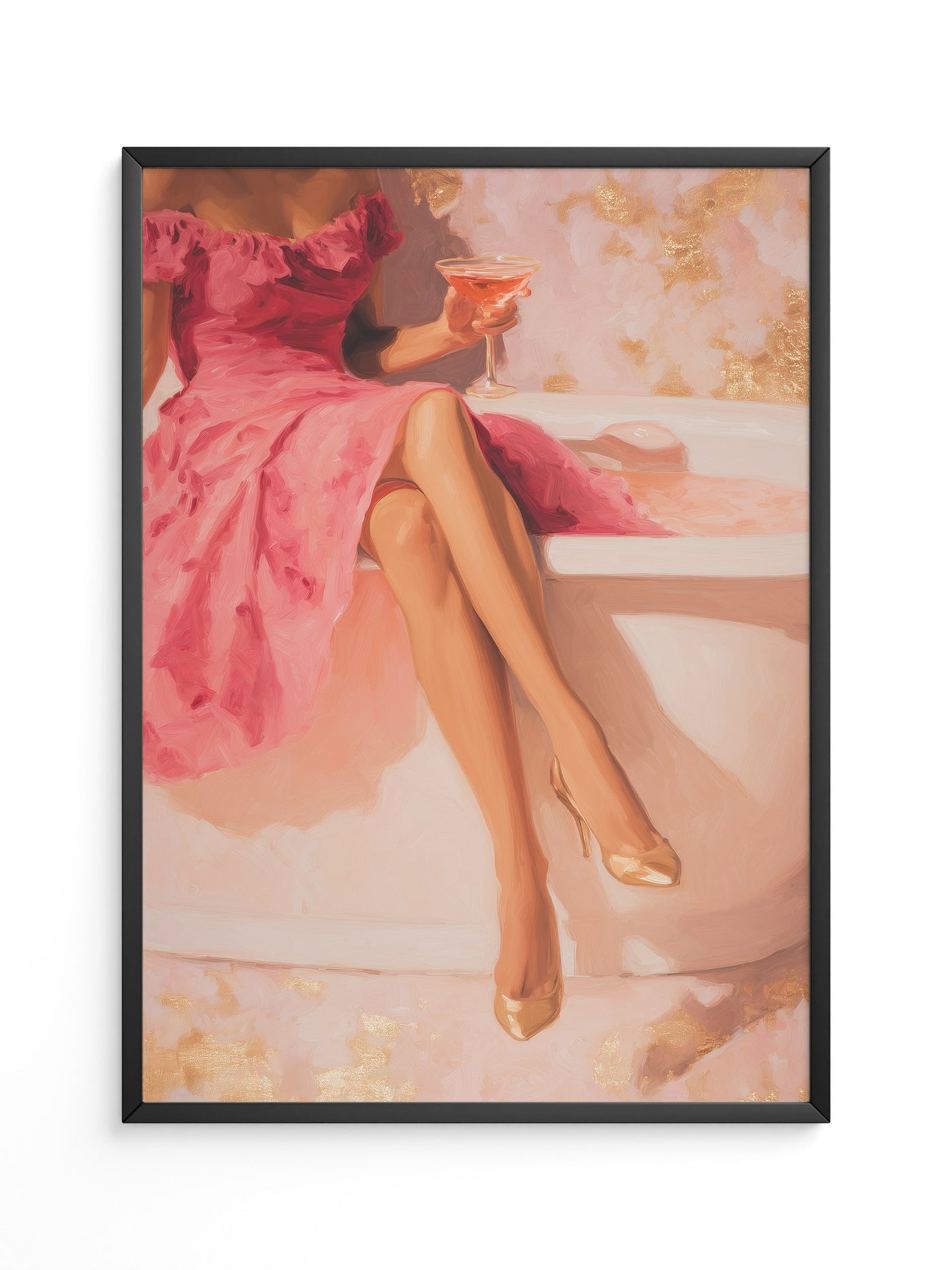 Cocktail Dame Rosa Badewanne