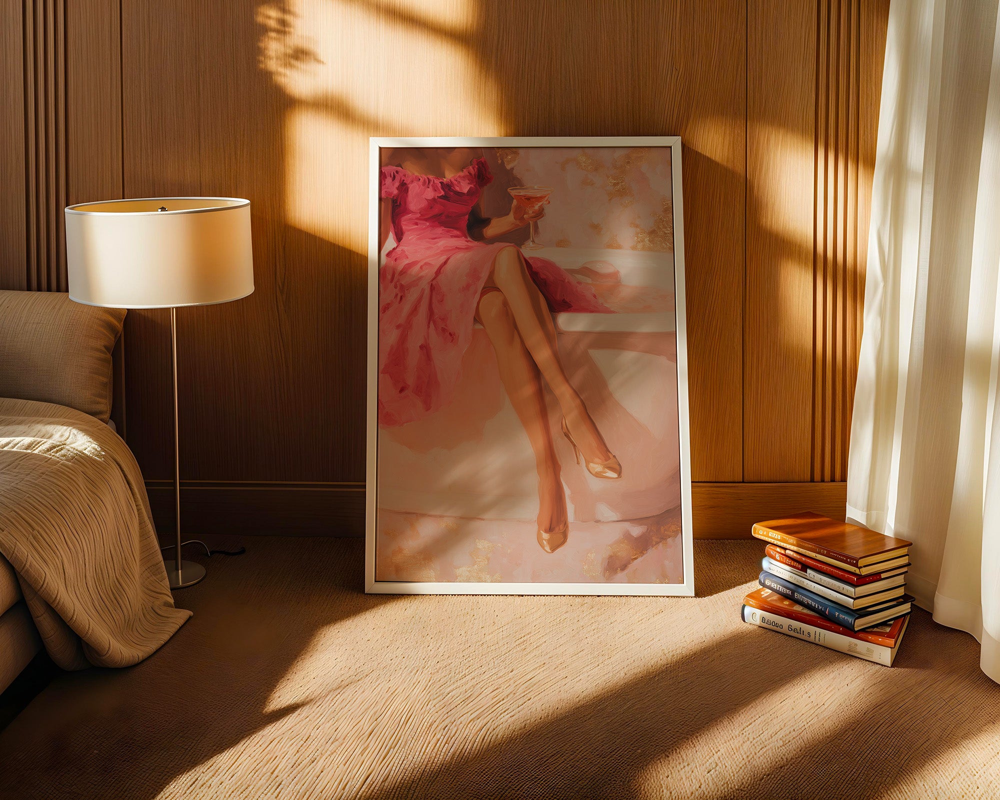 Cocktail Dame Rosa Badewanne