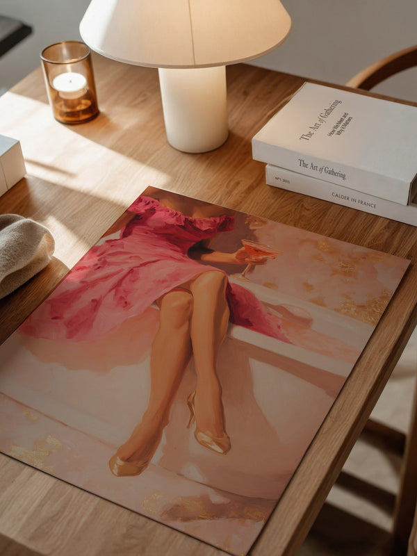 Cocktail Dame Rosa Badewanne