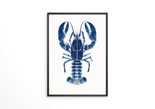 Hummer Blau Aquarell