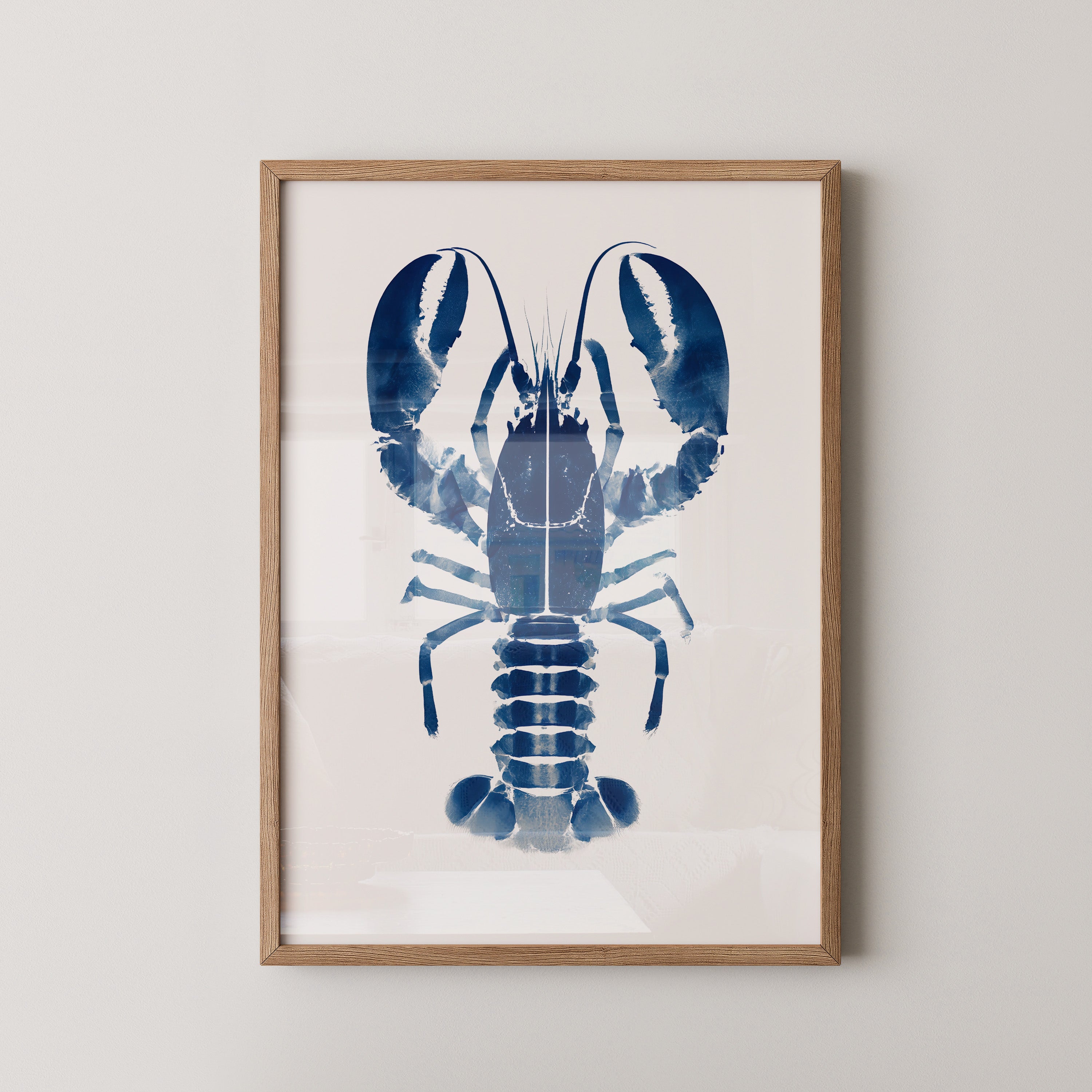 Hummer Blau Aquarell