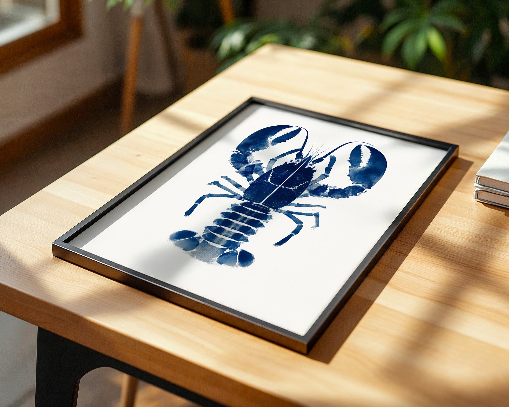 Hummer Blau Aquarell