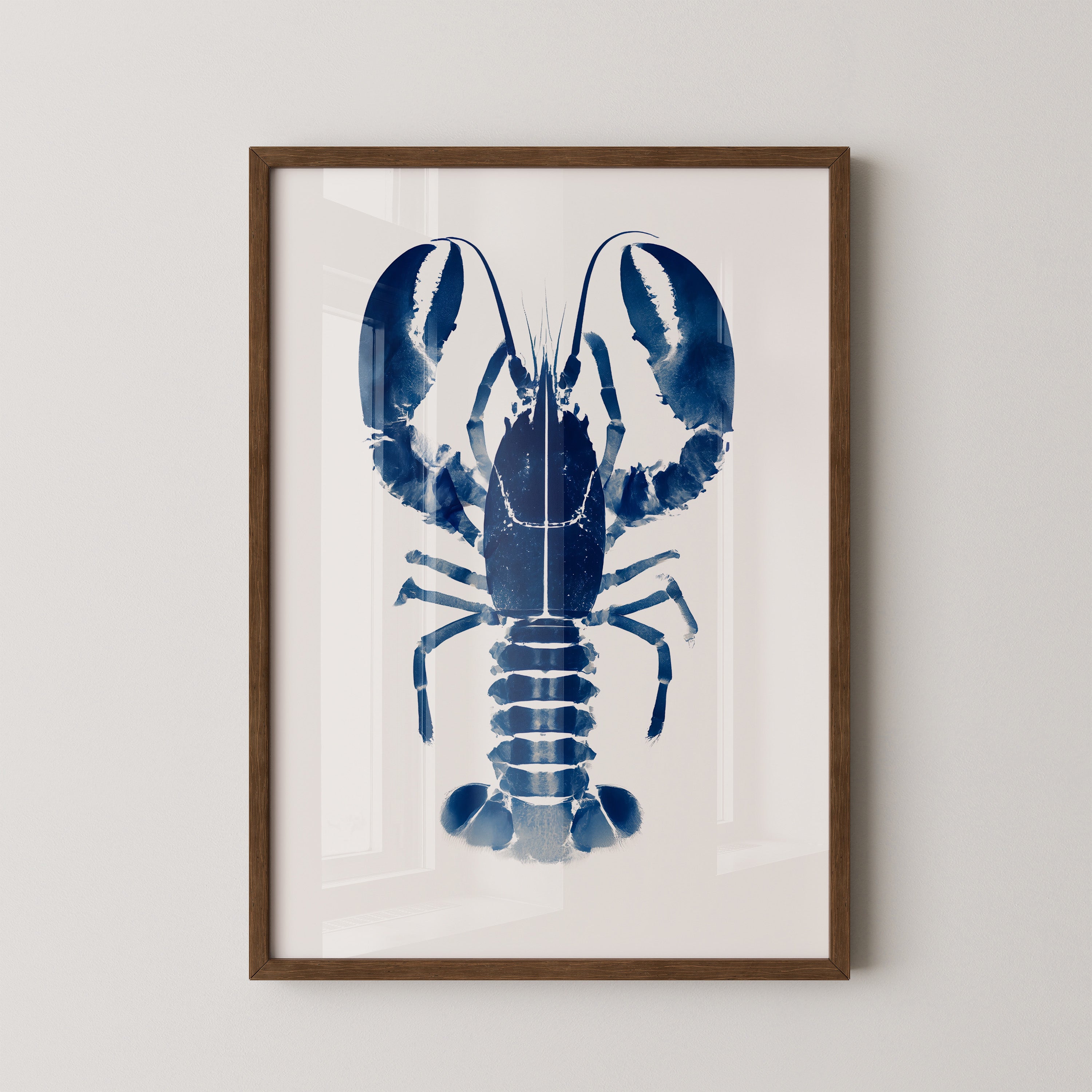 Hummer Blau Aquarell