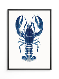 Hummer Blau Aquarell