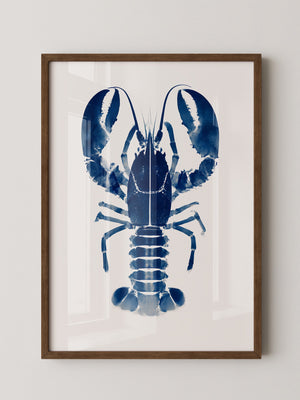 Hummer Blau Aquarell