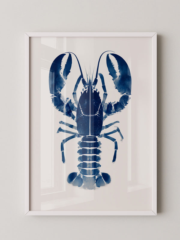 Hummer Blau Aquarell