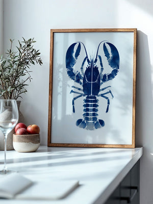 Hummer Blau Aquarell