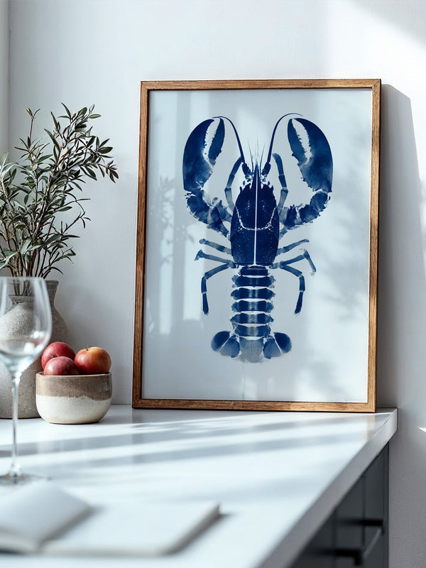 Hummer Blau Aquarell