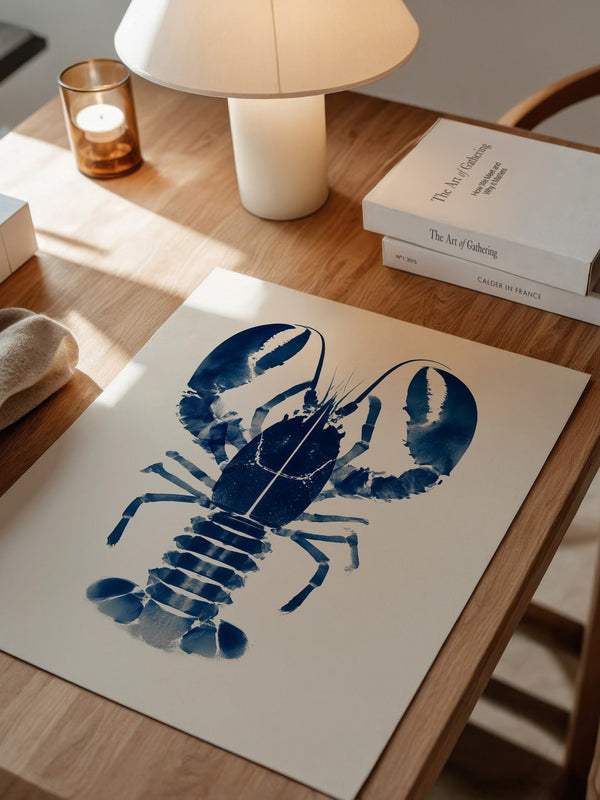 Hummer Blau Aquarell