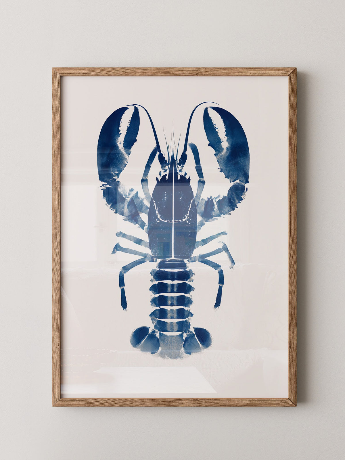 Hummer Blau Aquarell
