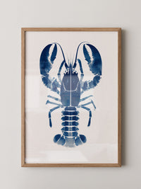 Hummer Blau Aquarell