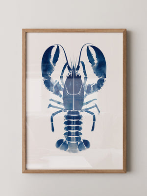 Hummer Blau Aquarell