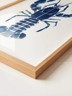 Hummer Blau Aquarell