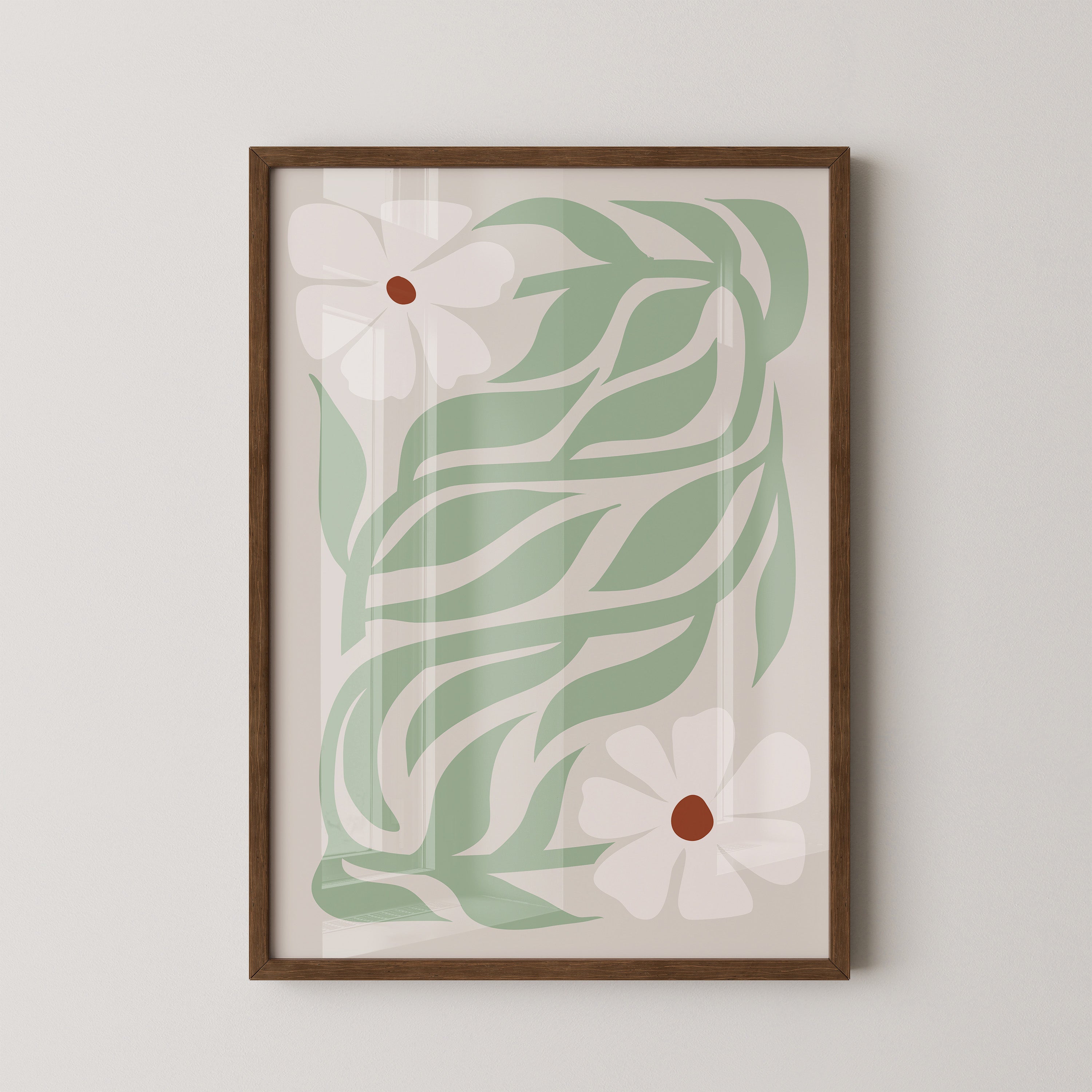 Blumen Blätter Pastelltöne