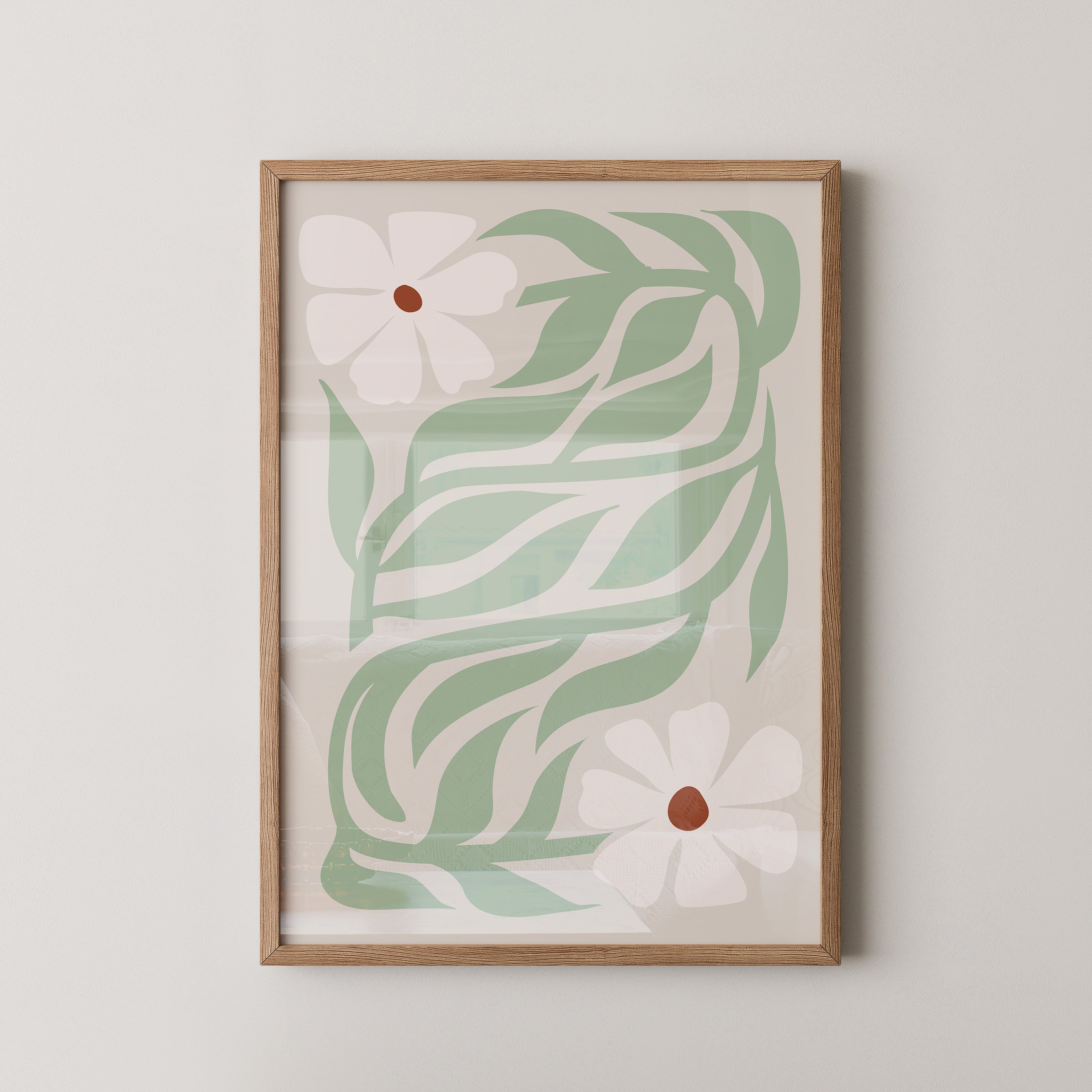 Blumen Blätter Pastelltöne