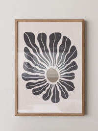 Abstrakte Blume wellig