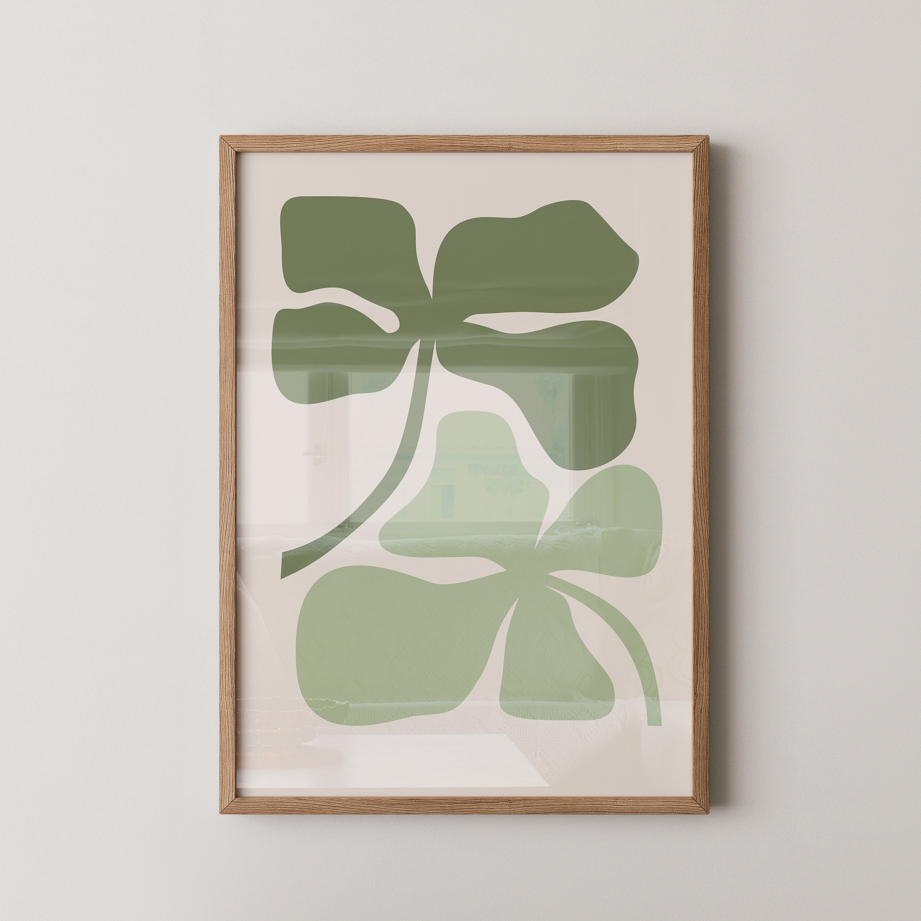 Klee Grafik minimalistisch