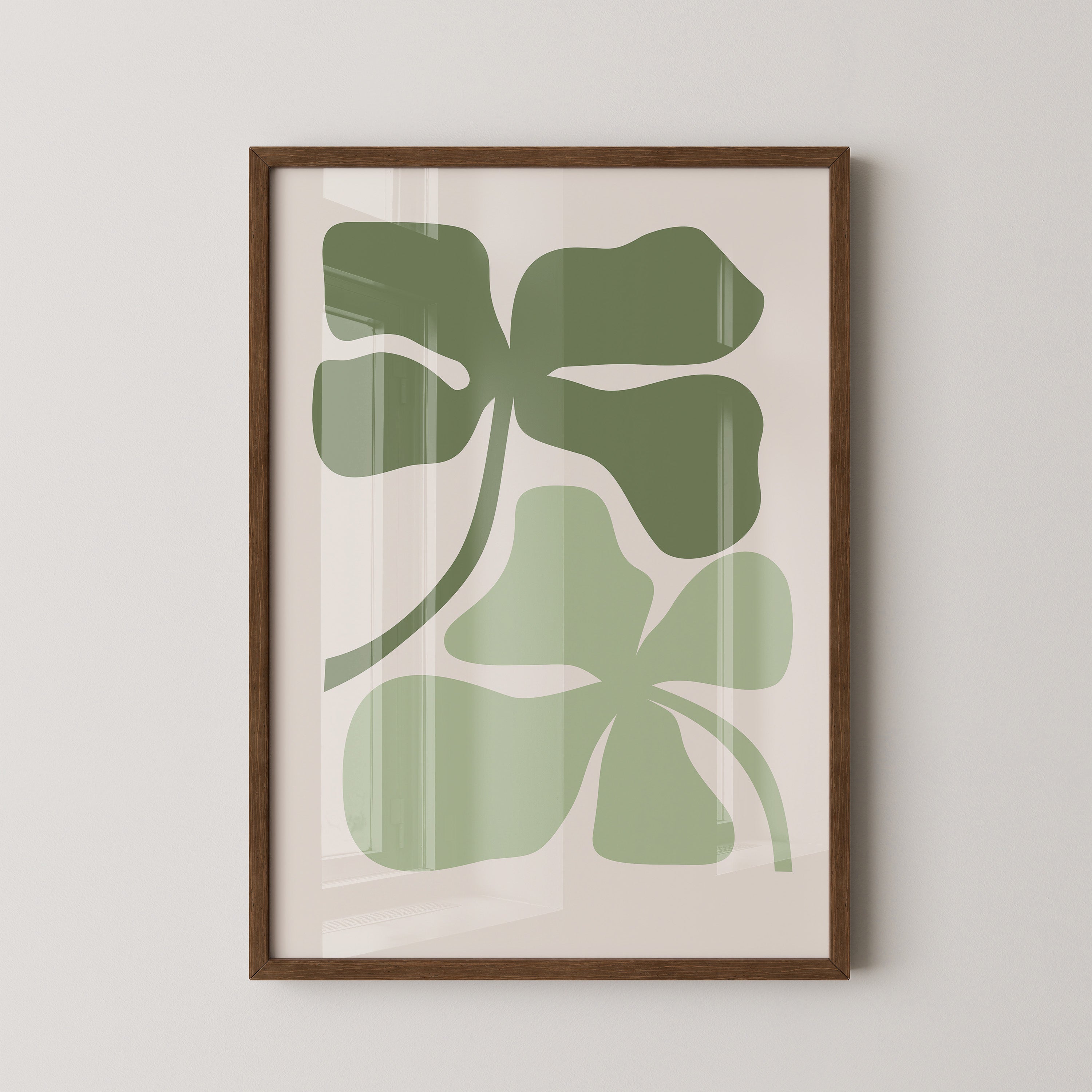 Klee Grafik minimalistisch