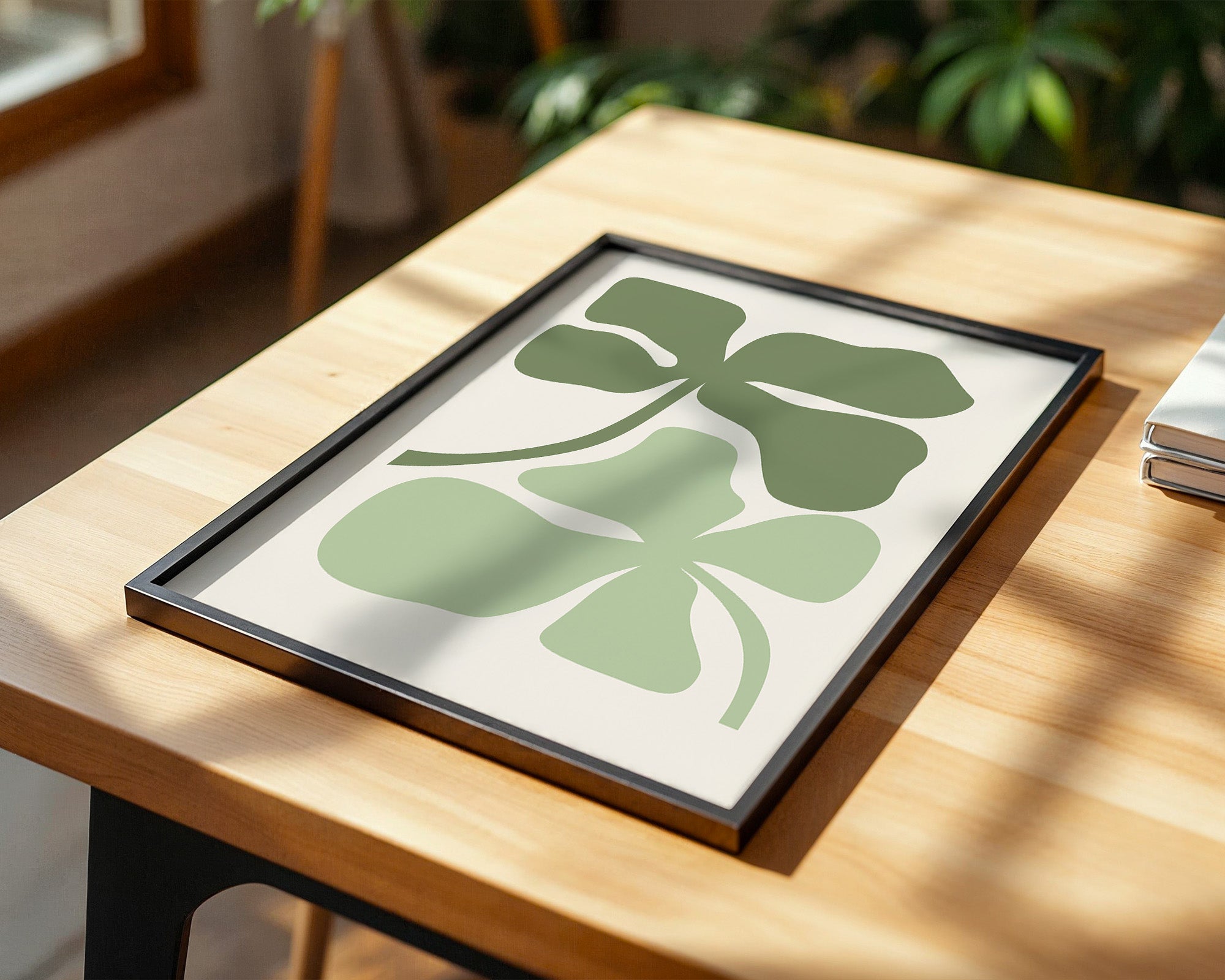 Klee Grafik minimalistisch