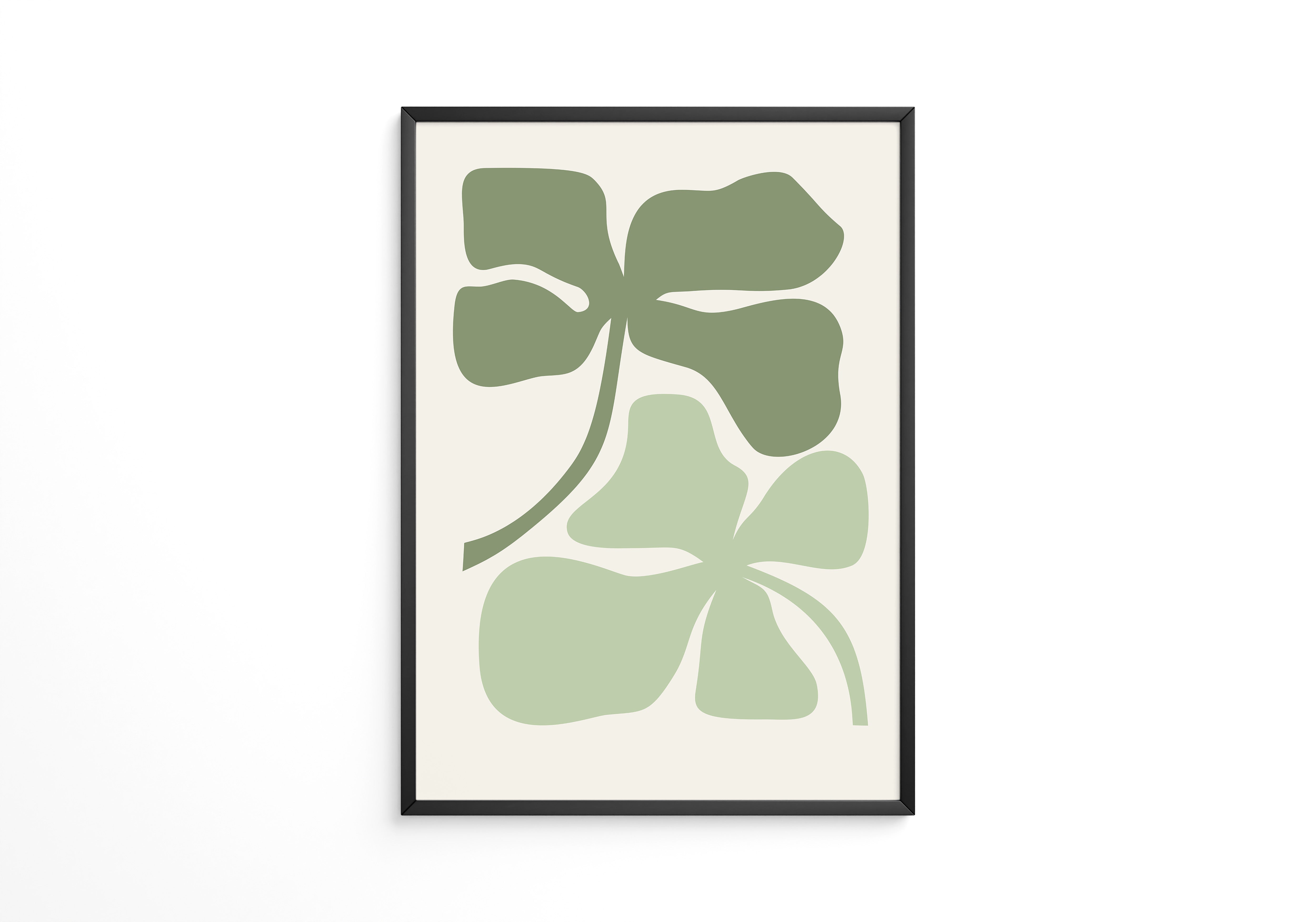 Klee Grafik minimalistisch